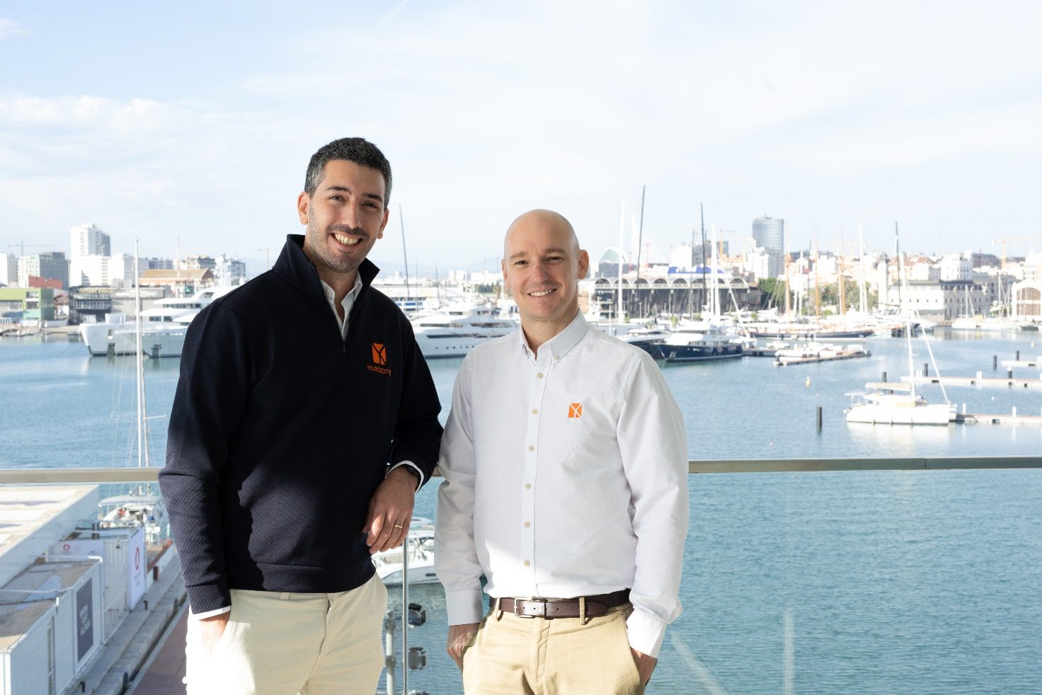 Joan Ortega Alcaide and Marco Guadagni, co-founders of YK-Robotics